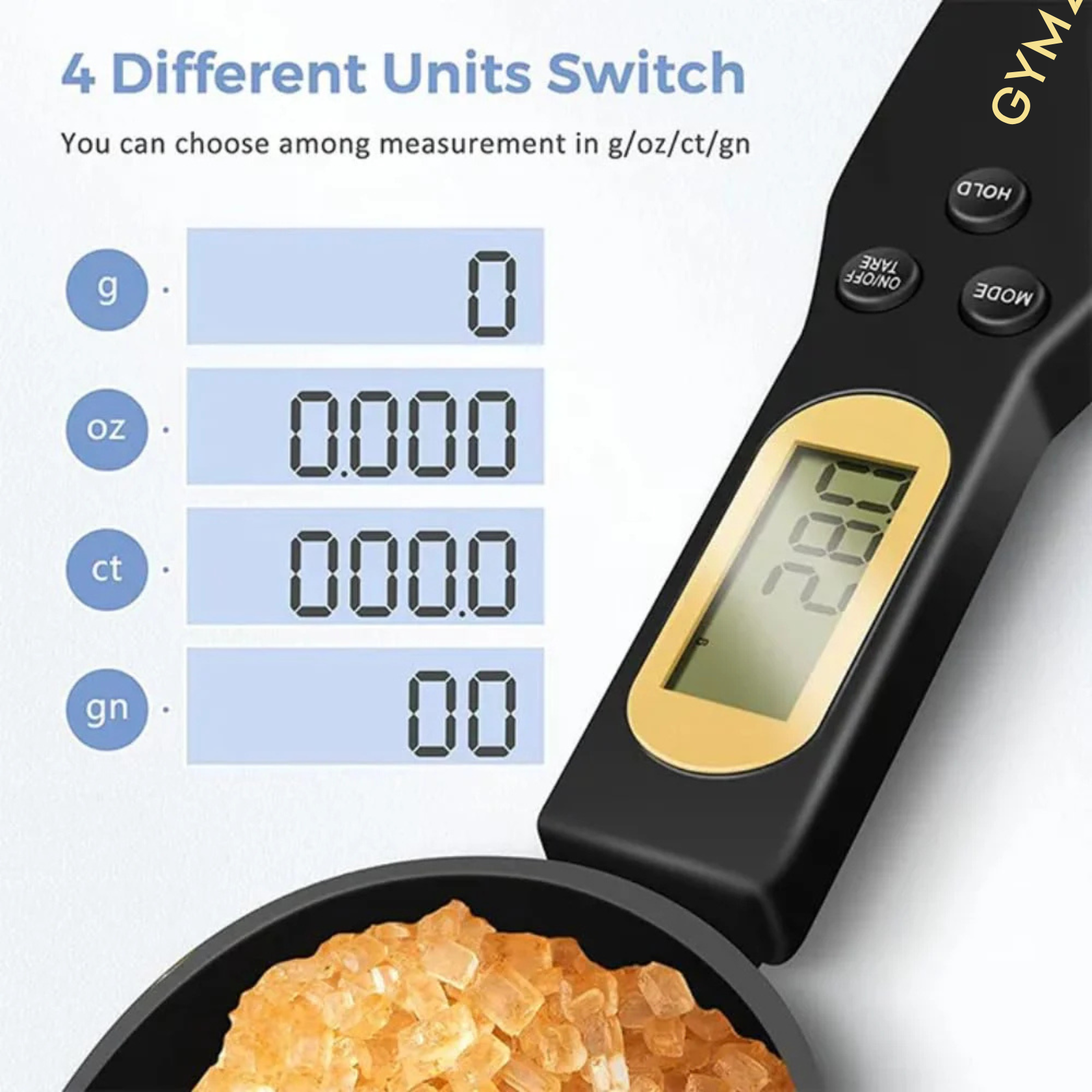 GymSets High Accuracy Digital Spoon Scale For Precise Measuring