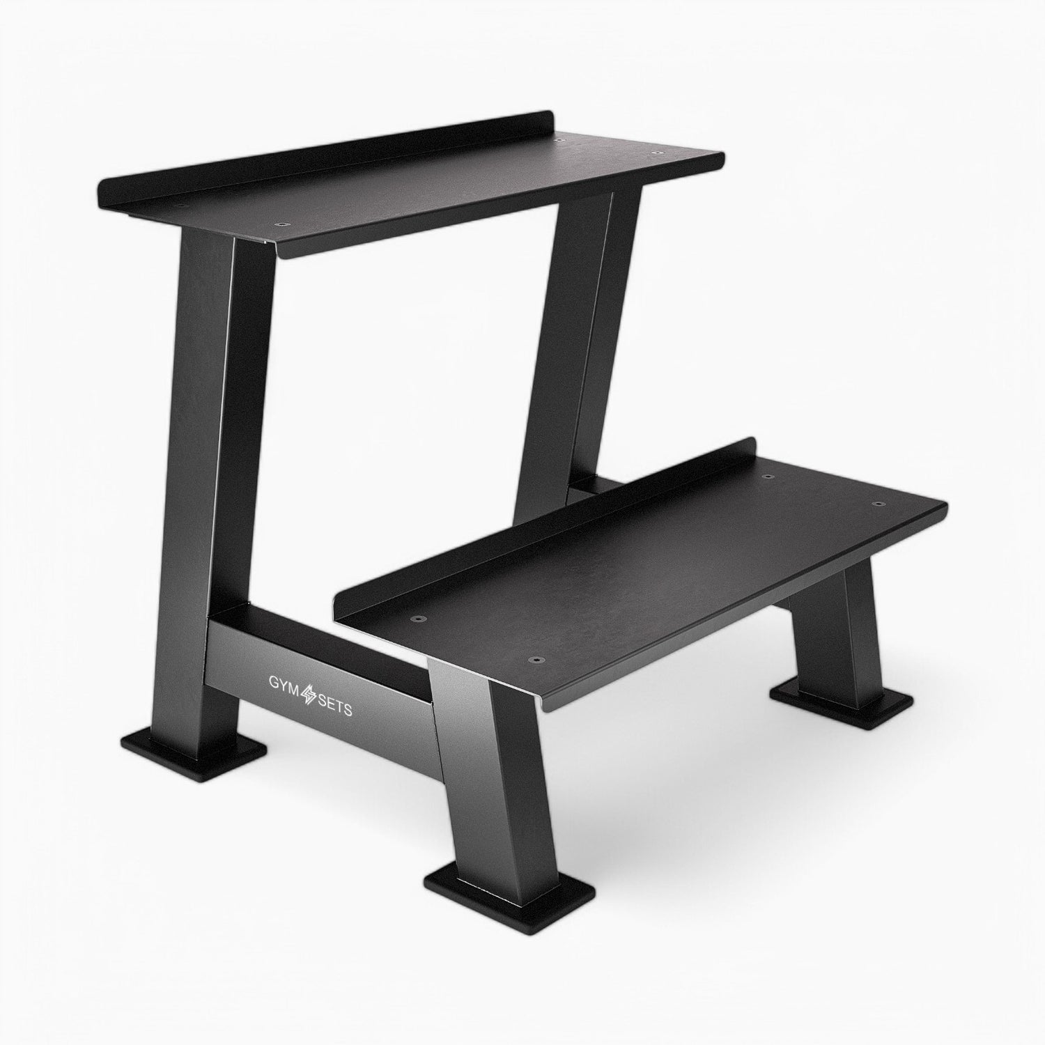 GymSets Multi-Level Kettlebell Rack – Commercial Durable Space-Saving