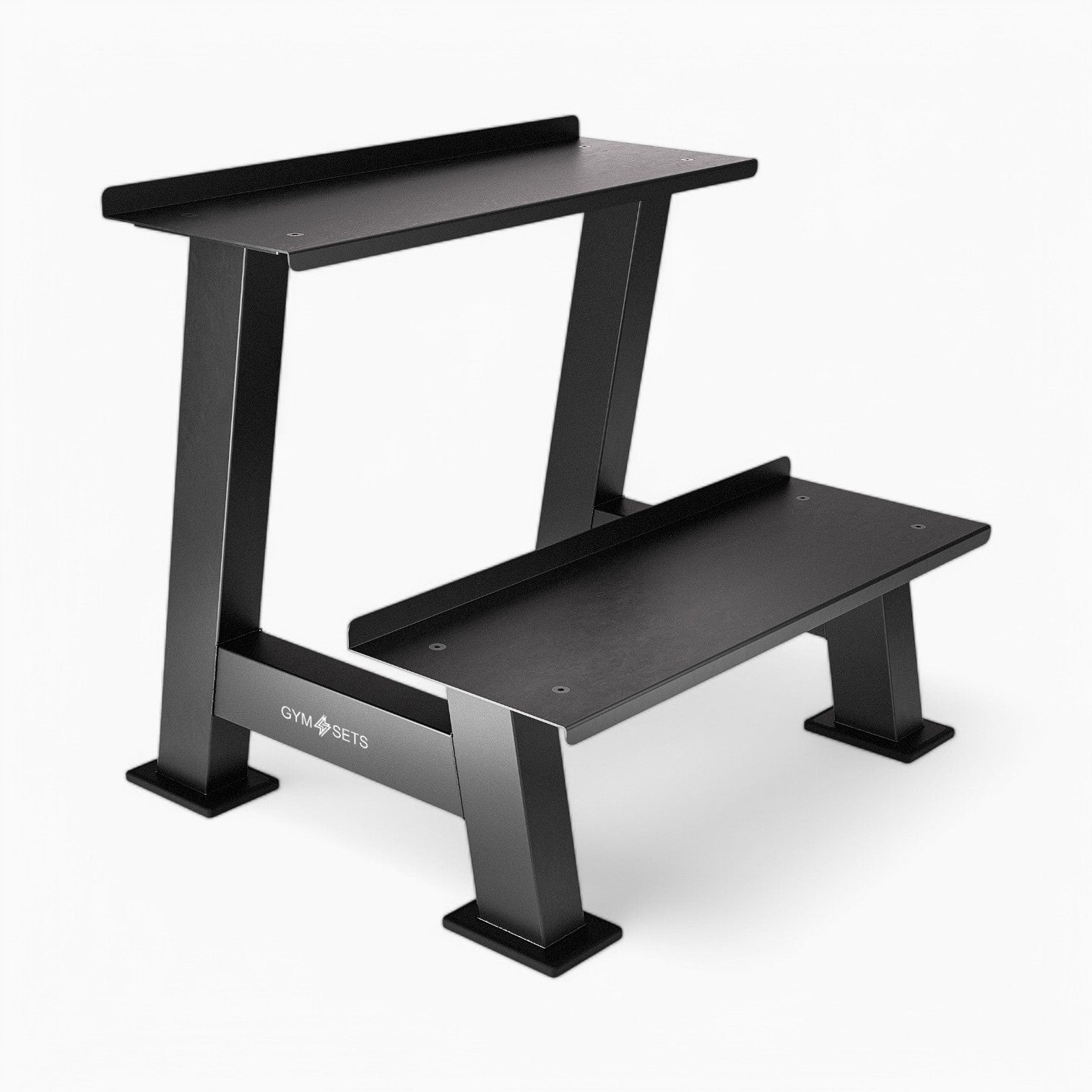 GymSets Multi-Level Kettlebell Rack – Commercial Durable Space-Saving