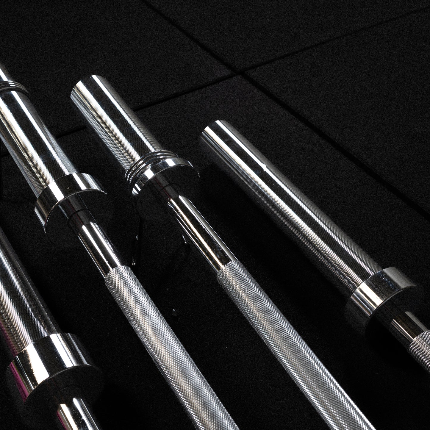 GymSets Olympic 2" Barbell Knurled Grip Steel Heavy Duty Bearings