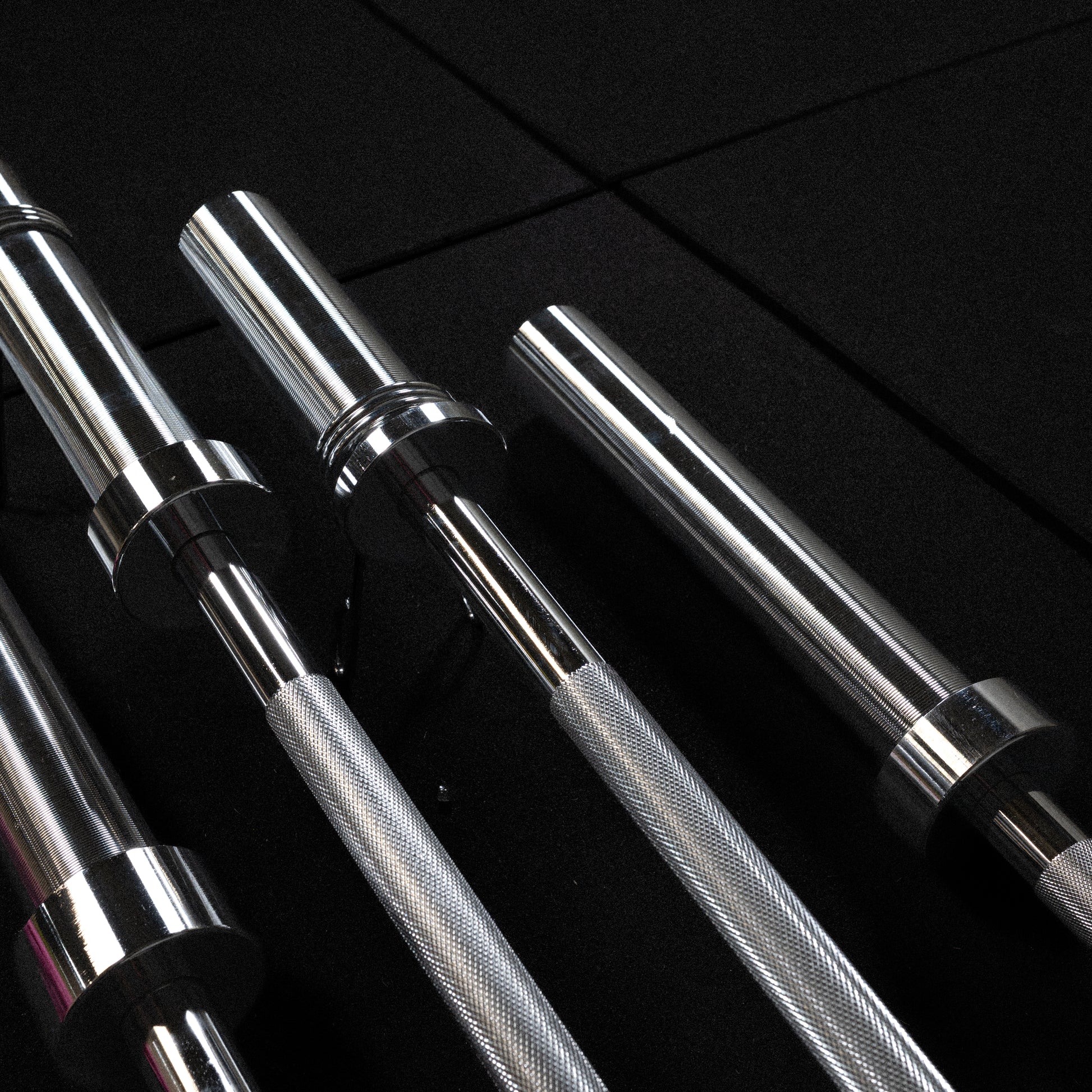 GymSets Olympic 2" Barbell Knurled Grip Steel Heavy Duty Bearings