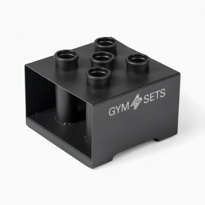 GymSets Olympic Bar Rack 5-Bar – Home Gym Vertical Bar Holder