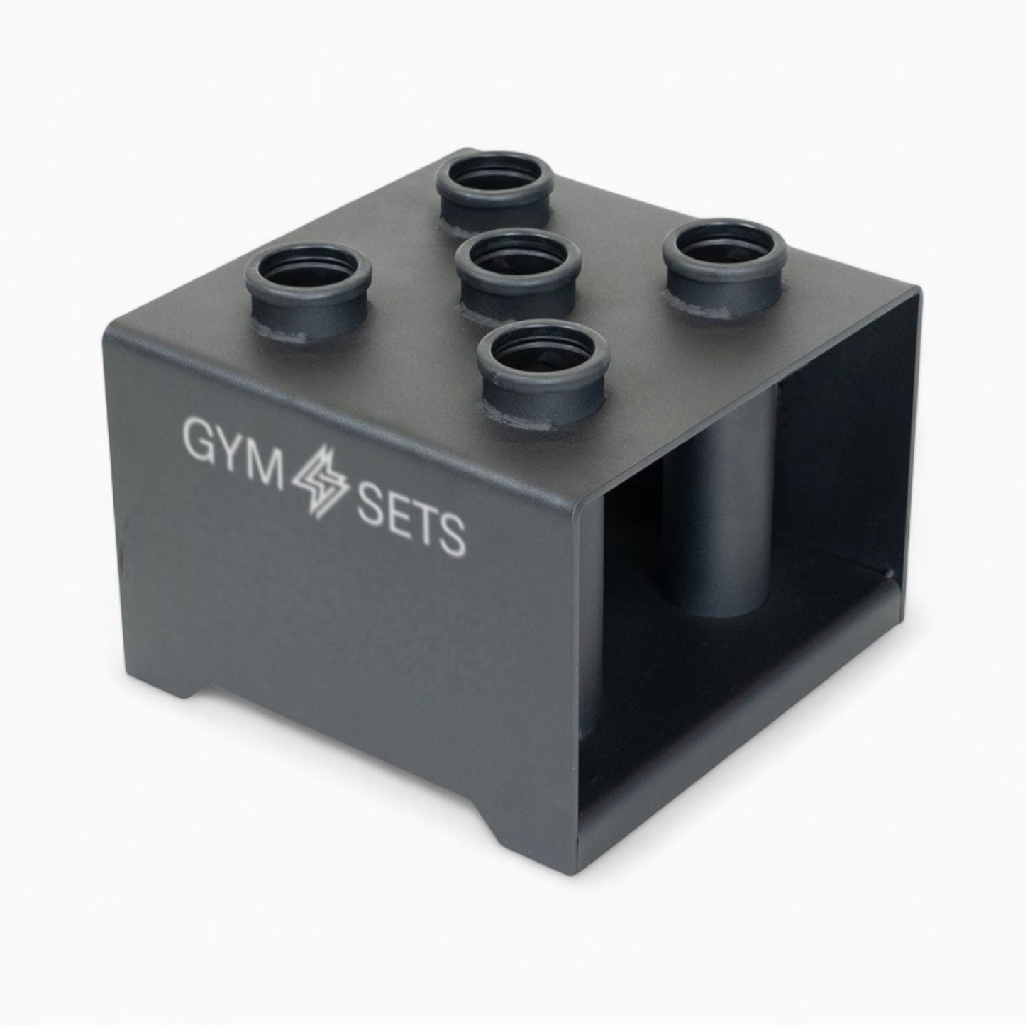 GymSets Olympic Bar Rack 5-Bar – Home Gym Vertical Bar Holder