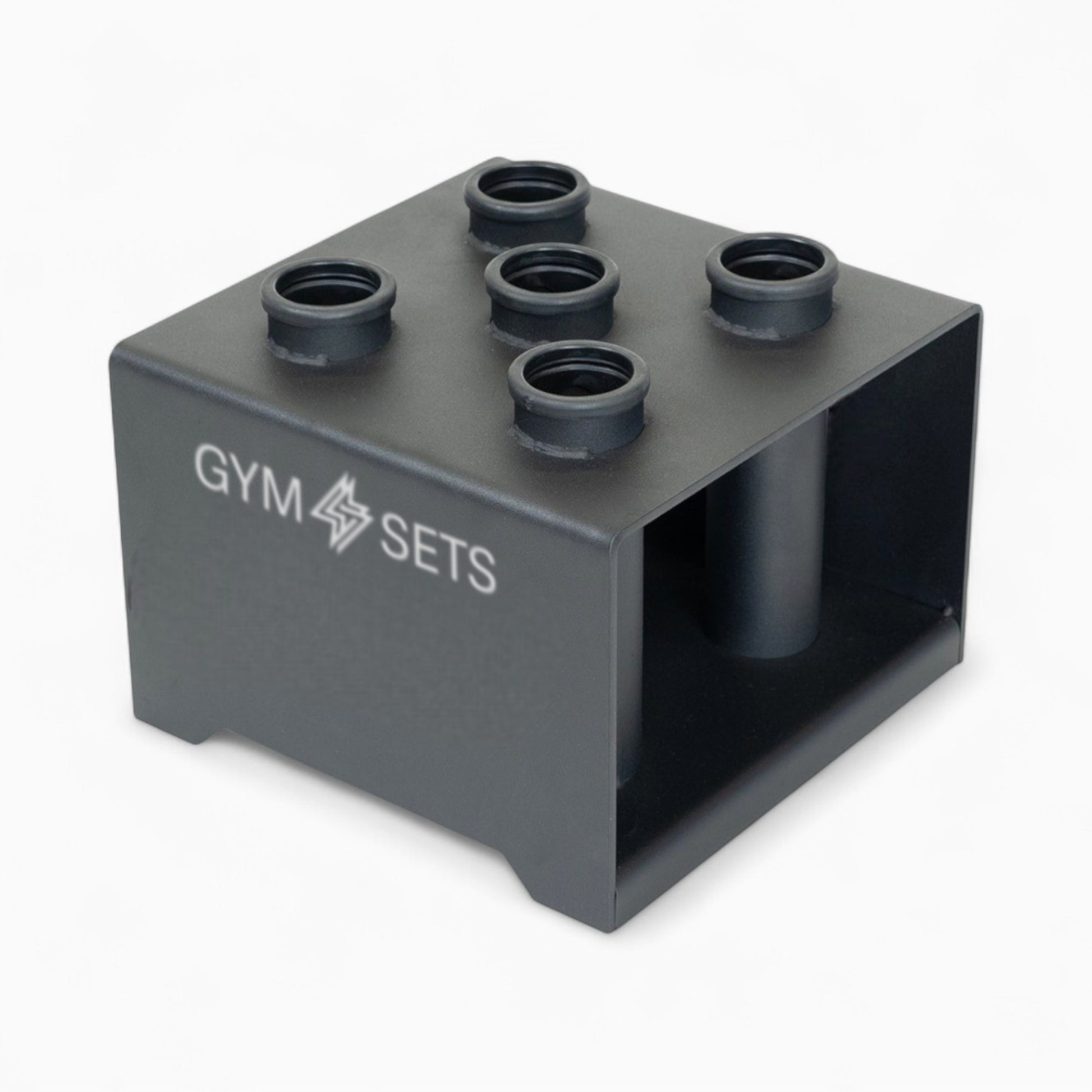 GymSets Olympic Bar Rack 5-Bar – Home Gym Vertical Bar Holder