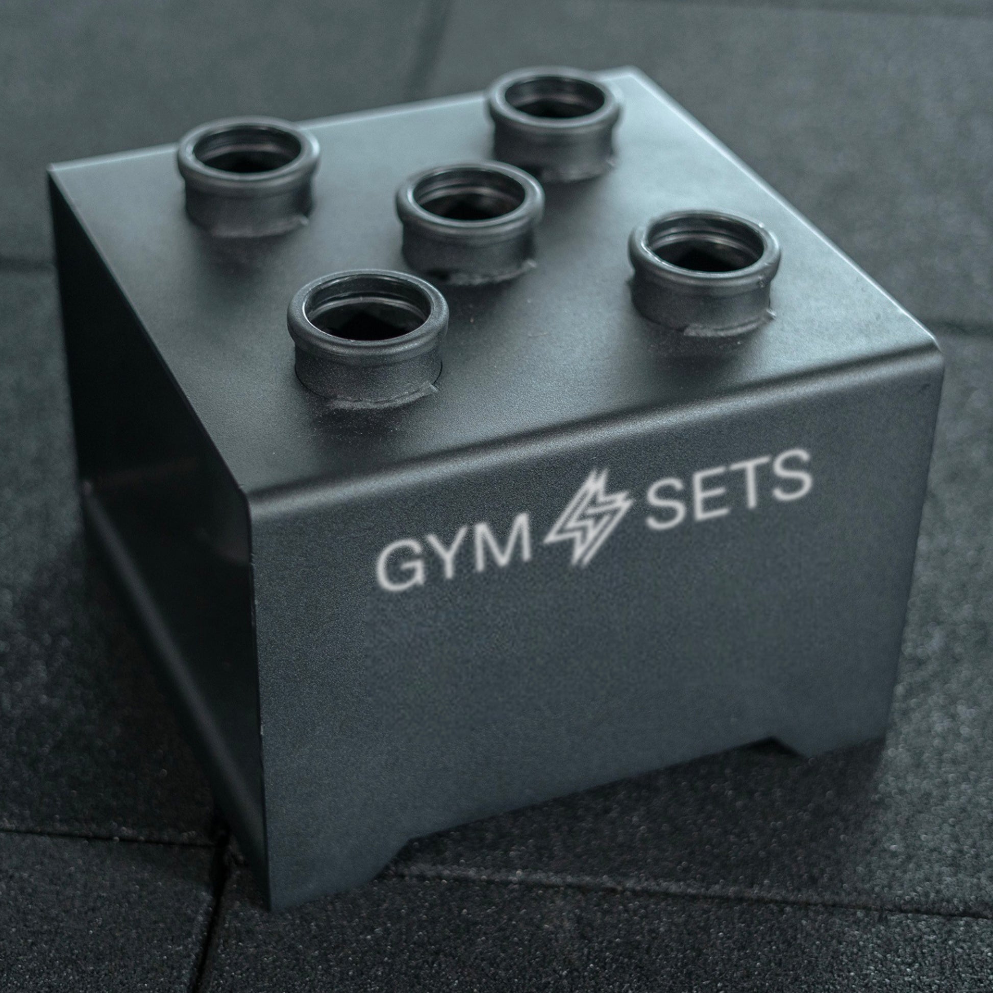 GymSets Olympic Bar Rack 5-Bar – Home Gym Vertical Bar Holder