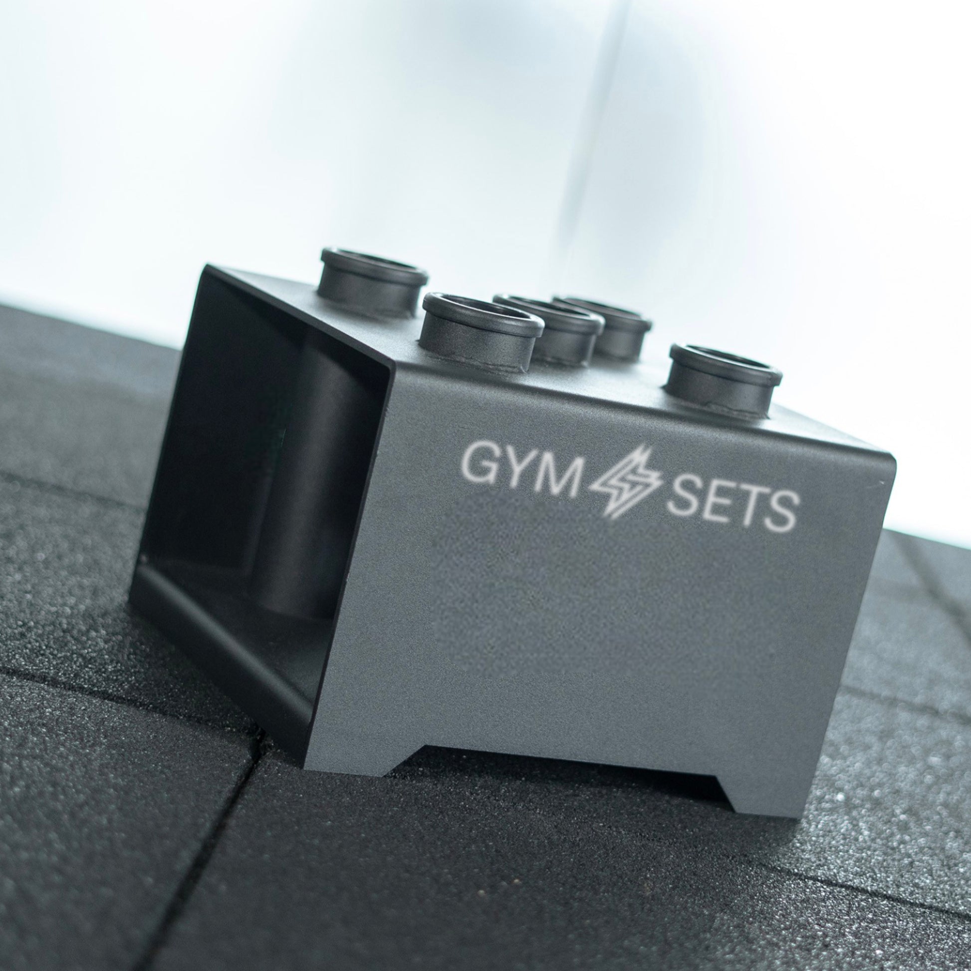 GymSets Olympic Bar Rack 5-Bar – Home Gym Vertical Bar Holder