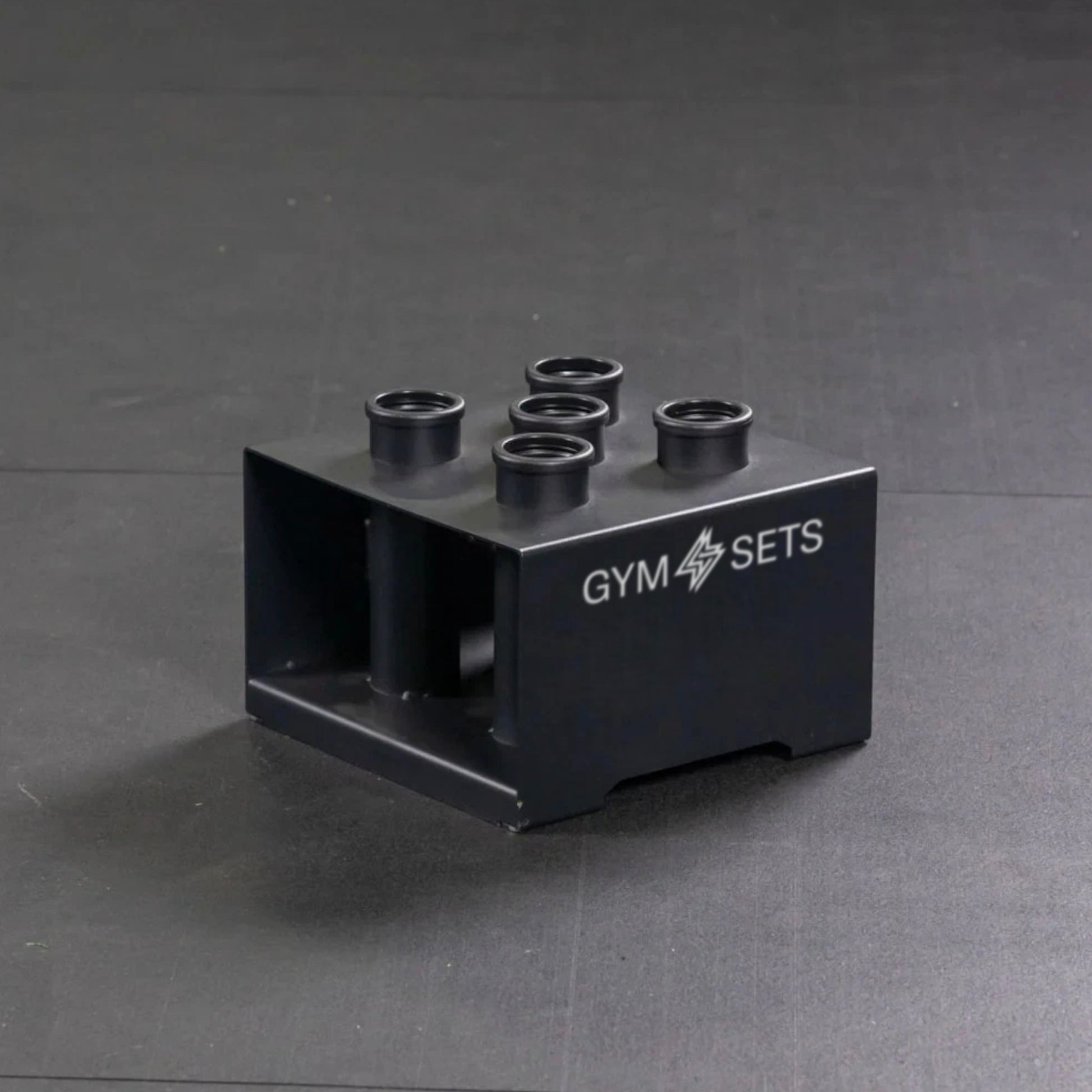 GymSets Olympic Bar Rack 5-Bar – Home Gym Vertical Bar Holder