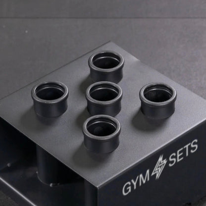 GymSets Olympic Bar Rack 5-Bar – Home Gym Vertical Bar Holder