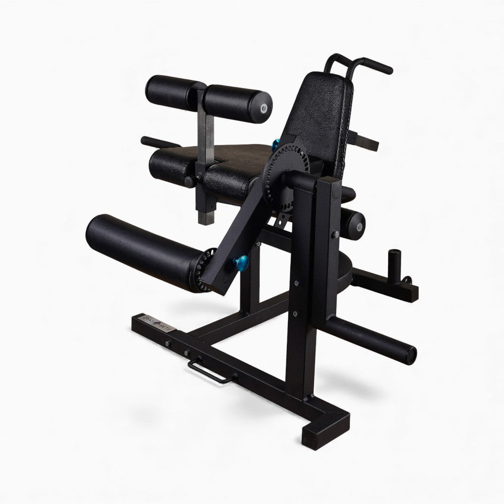 GymSets Plate Loaded Leg Trainer – Extension & Curl Combo