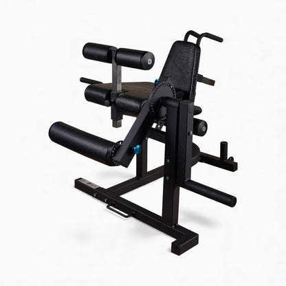 GymSets Plate Loaded Leg Trainer – Extension & Curl Combo