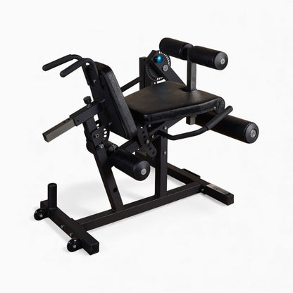 GymSets Plate Loaded Leg Trainer – Extension & Curl Combo