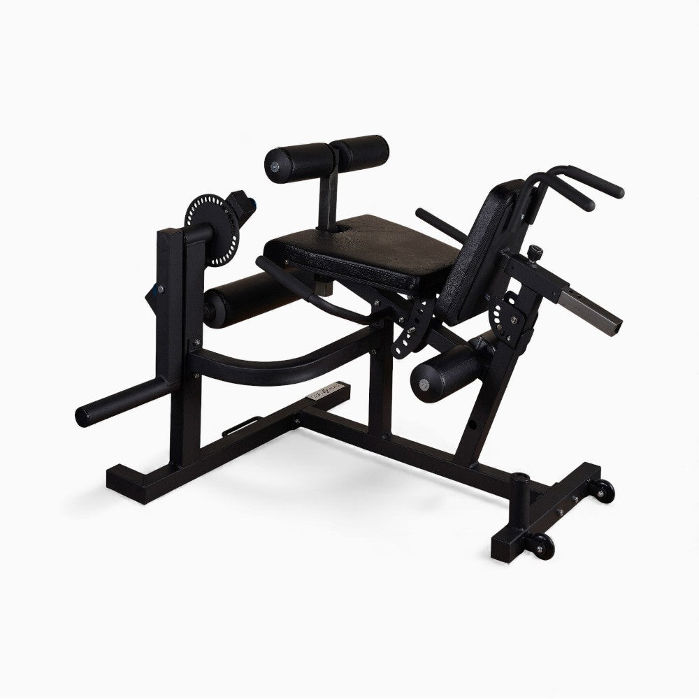 GymSets Plate Loaded Leg Trainer – Extension & Curl Combo