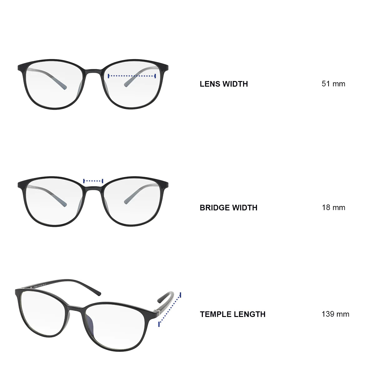 GymSets Premium FDA Approved Blue Light Glasses For Eye Strain Relief