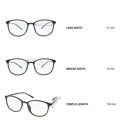 GymSets Premium FDA Approved Blue Light Glasses For Eye Strain Relief