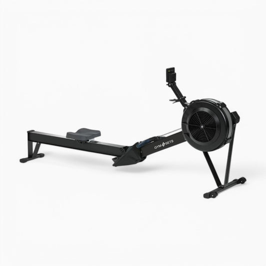 GymSets Rowing Machine, 10 Level Adjustable Resistance Foldable Design