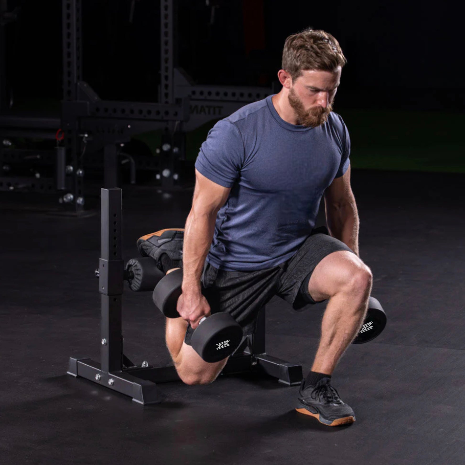 GymSets Single Leg Split Squat Strength Trainer – Adjustable Stand