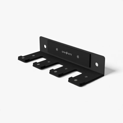 GymSets Triple Wall Mounted Barbell Holder – Space-Saving Gym Rack