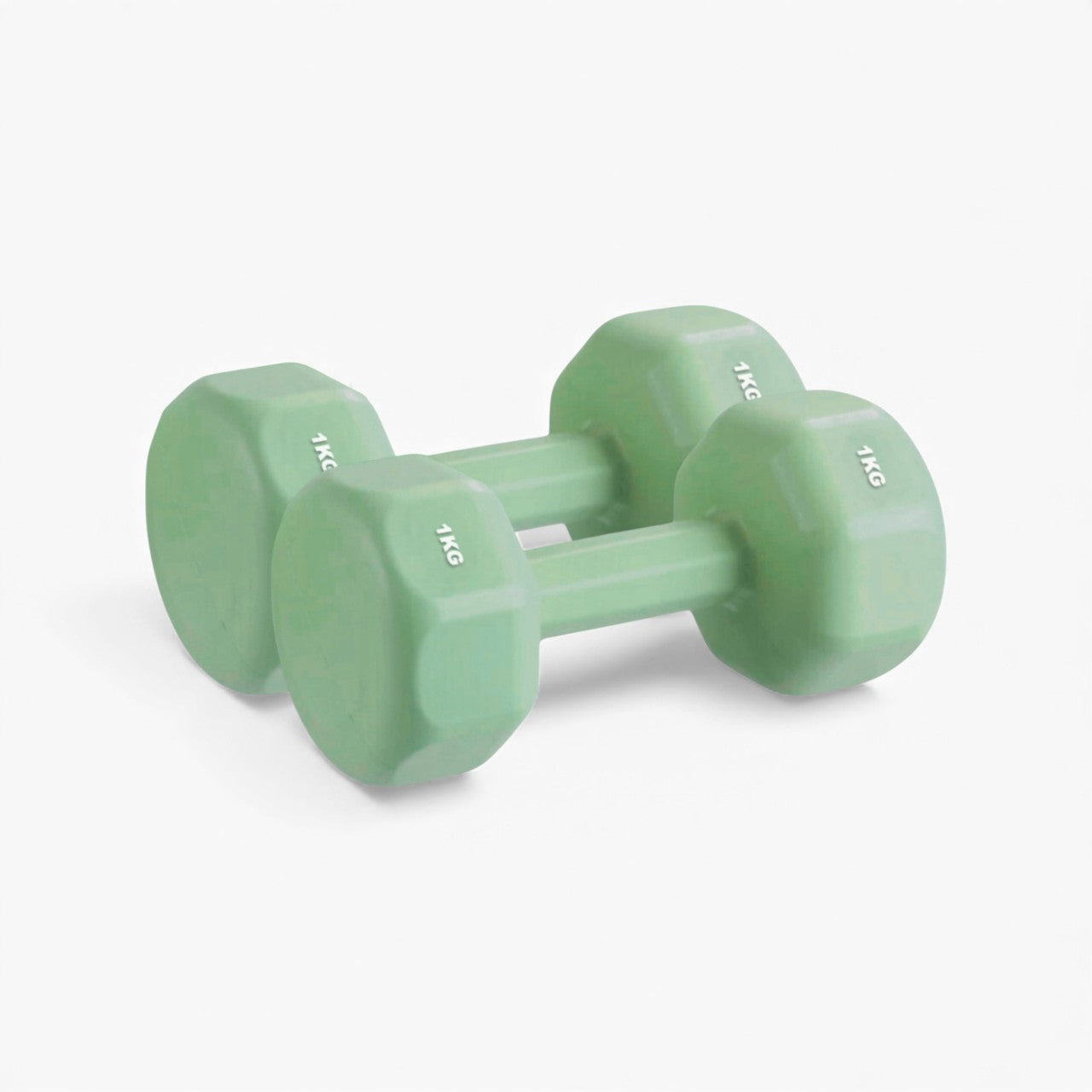 GymSets Vinyl Dumbbells – Hex Design, Non-Slip, Color-Coded Weights