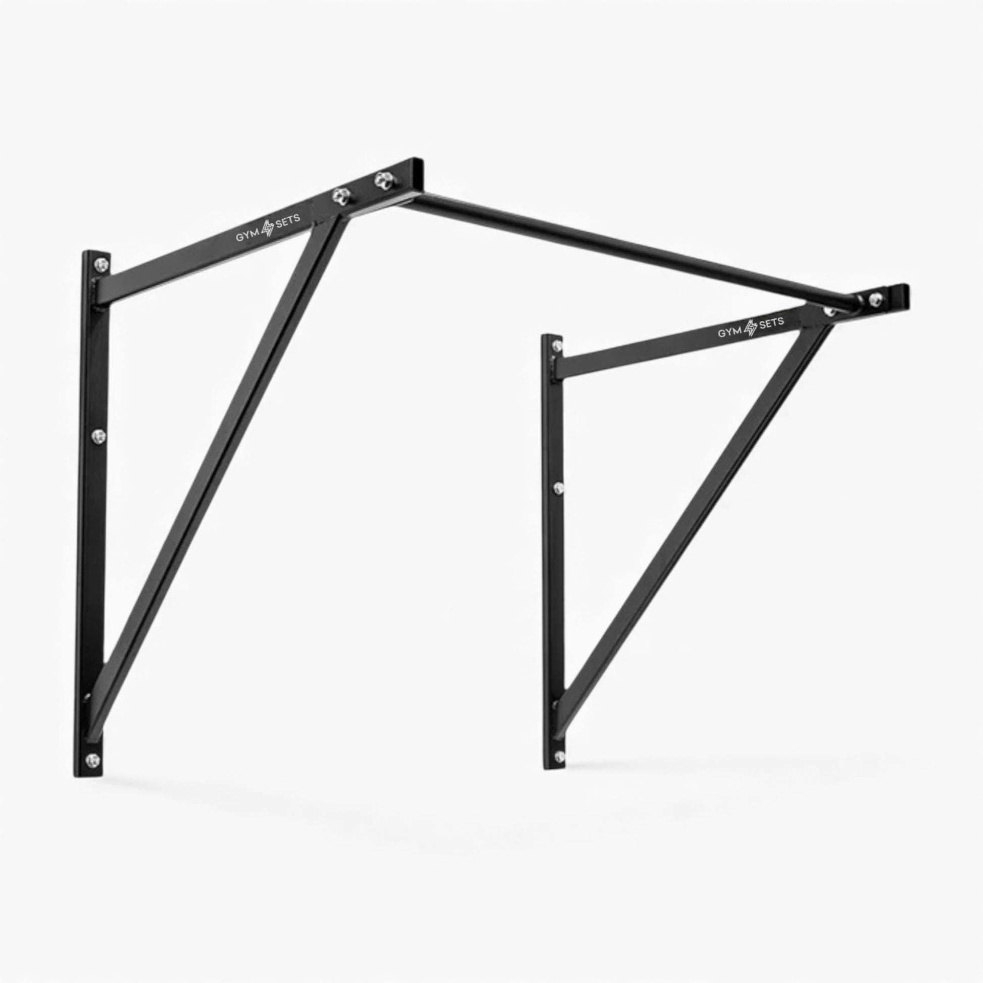 GymSets Wall Mounted Pull Up Bar – Premium Coating, Anti-Slip Multi Grip