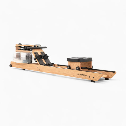 GymSets Water Rower For Commercial Quality Home Gym, Full-Body Workout