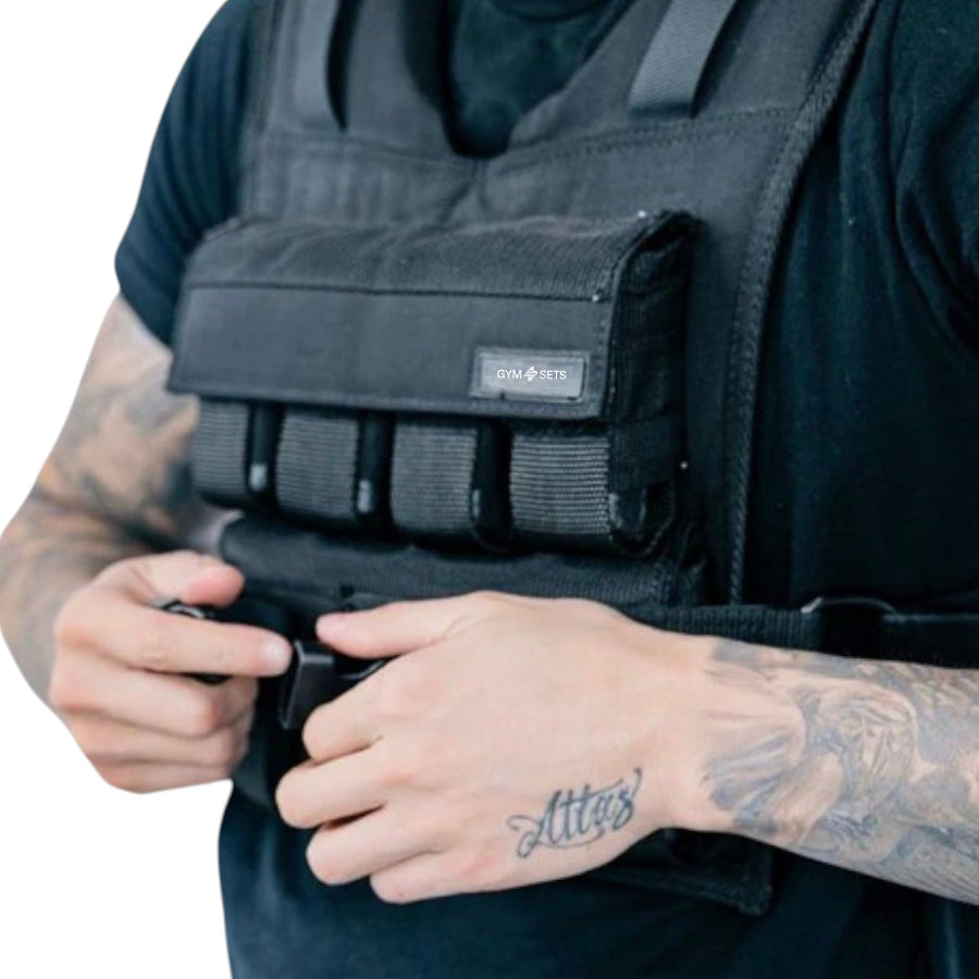 GymSets Weighted Vest Adjustable – Strength Training, Home Gym Gear 