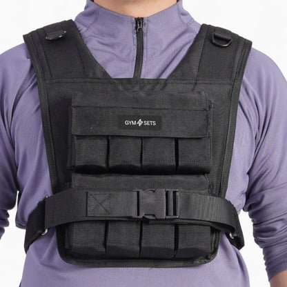 GymSets Weighted Vest Adjustable – Strength Training, Home Gym Gear