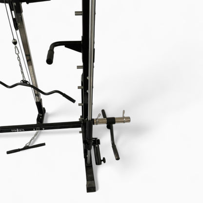Heavy-Duty Cable & Smith Machine Gym Equipment For Home And Commercial Use. Perfect For Squats, Bench Press, Lat Pulldowns, Curls, & Full-Body Strength Training