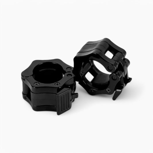 Heavy-Duty Olympic Barbell Collars Pair – 2-Inch Quick-Release Locks