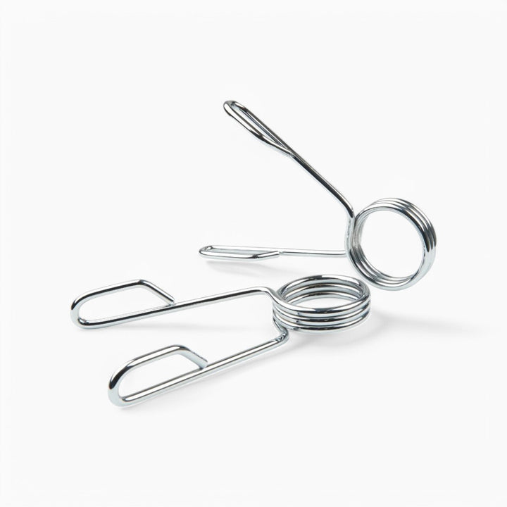 Heavy-Duty Olympic Barbell Spring Collars For Home Gym Use