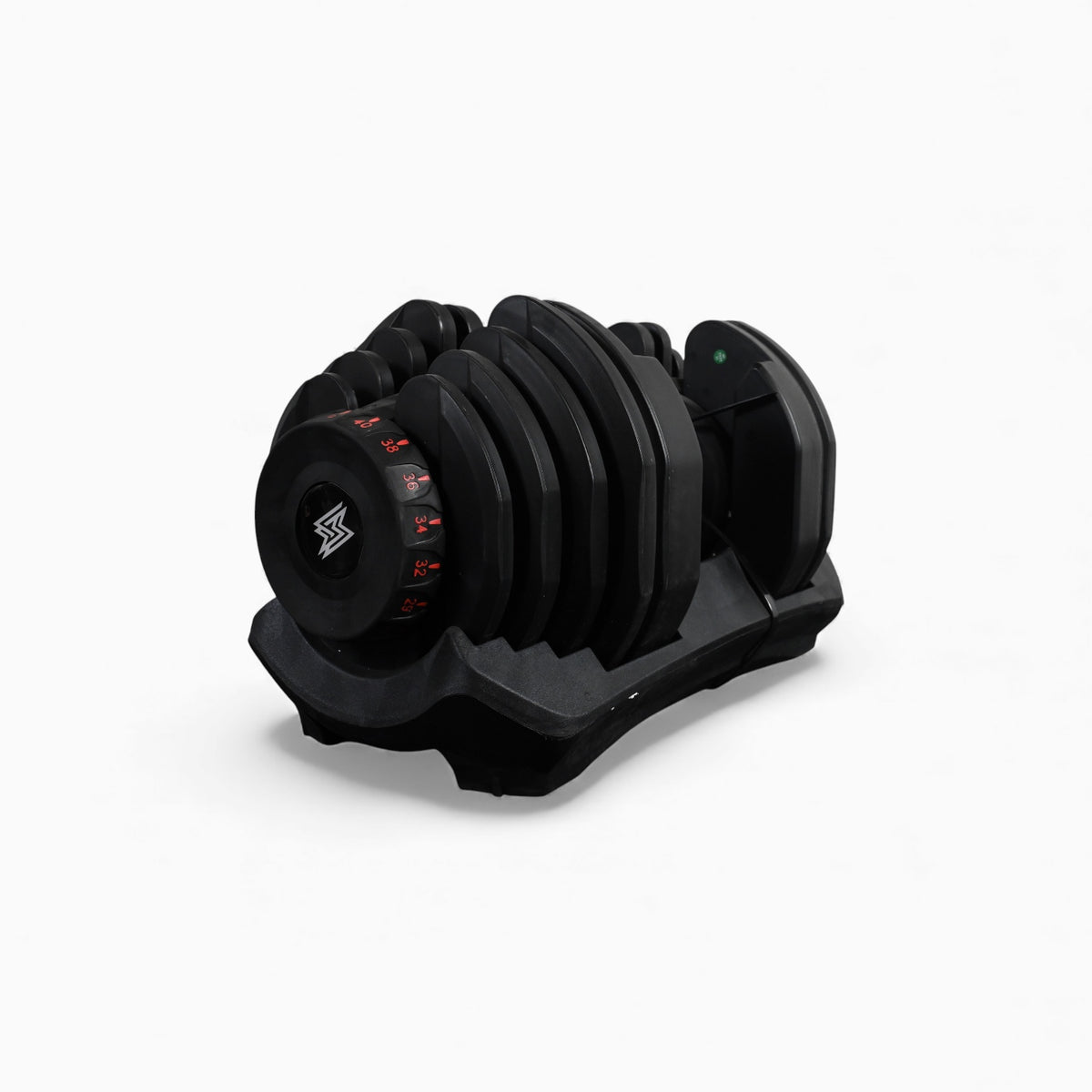 Heavy Duty 40kg Adjustable Dumbbells Space-Saving Strength Training