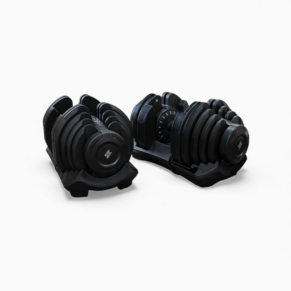 Heavy Duty 40kg Adjustable Dumbbells Space-Saving Strength Training