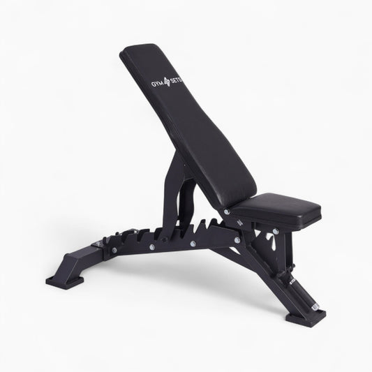 Heavy Duty Adjustable Gym Bench: Commercial Exercise Workout Equipment