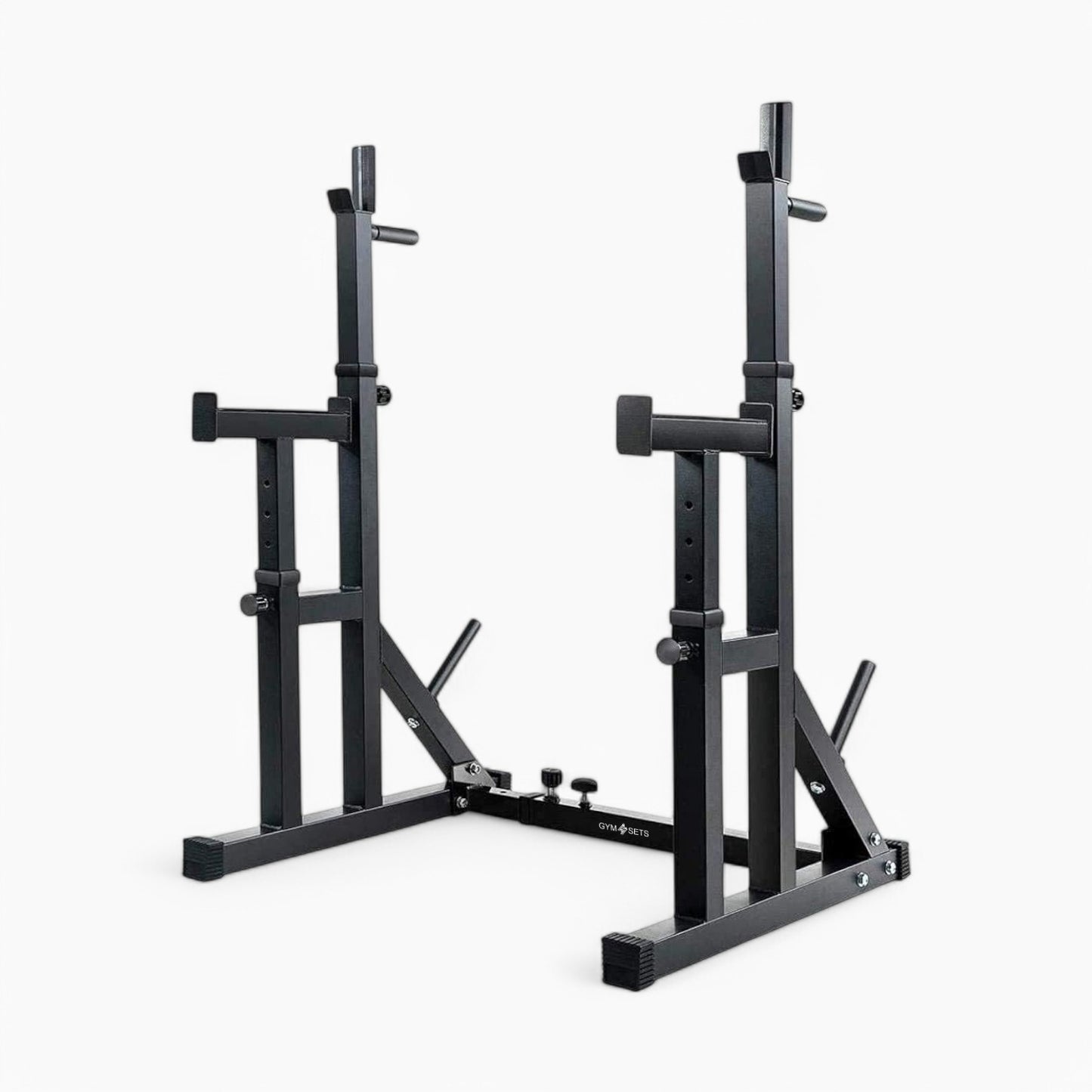 Heavy Duty Adjustable Rack Bench Squat Dip Plates Power Stand Home Gym