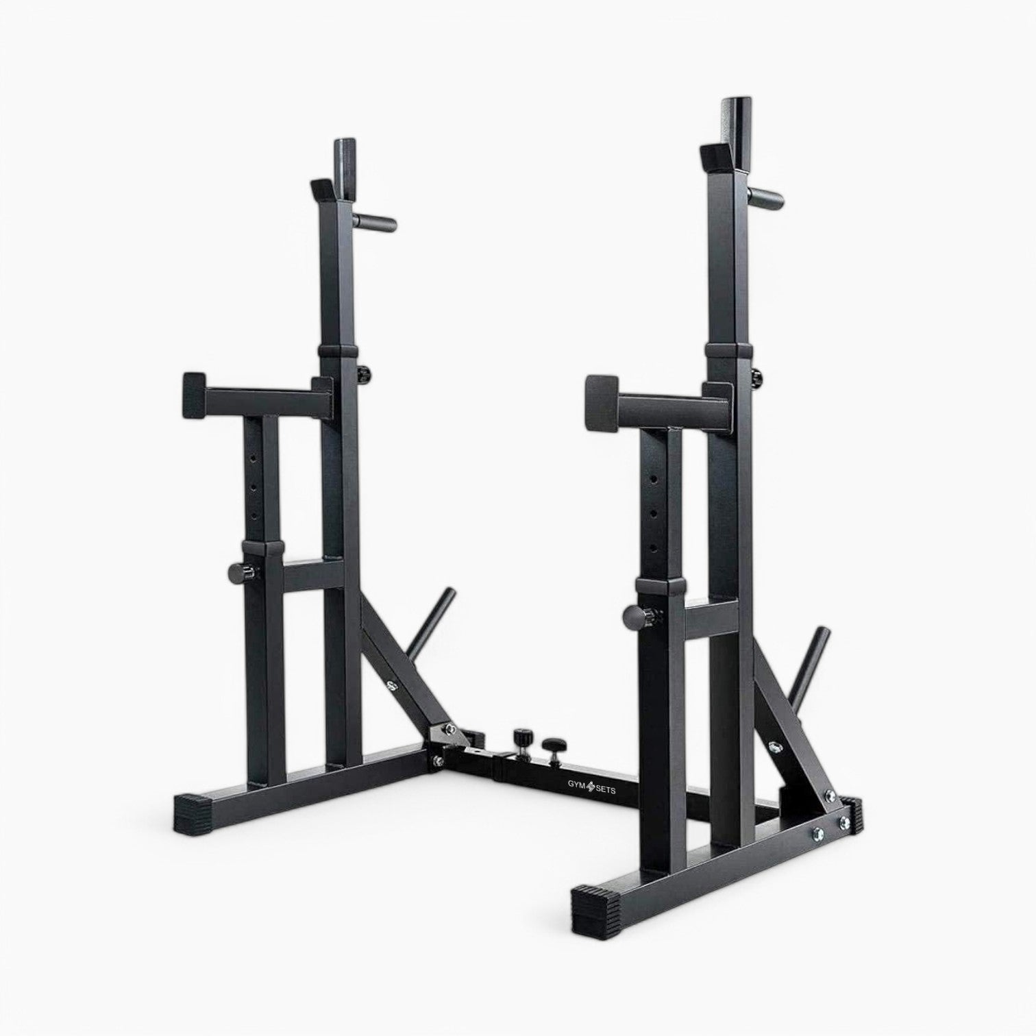 Heavy Duty Adjustable Rack Bench Squat Dip Plates Power Stand Home Gym