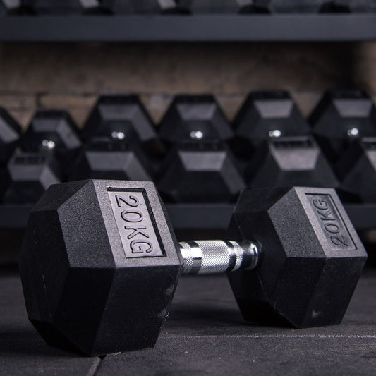 2 Tier Dumbbell Storage Rack 2.5kg - 20kg Dumbbell Weight Set Home Gym