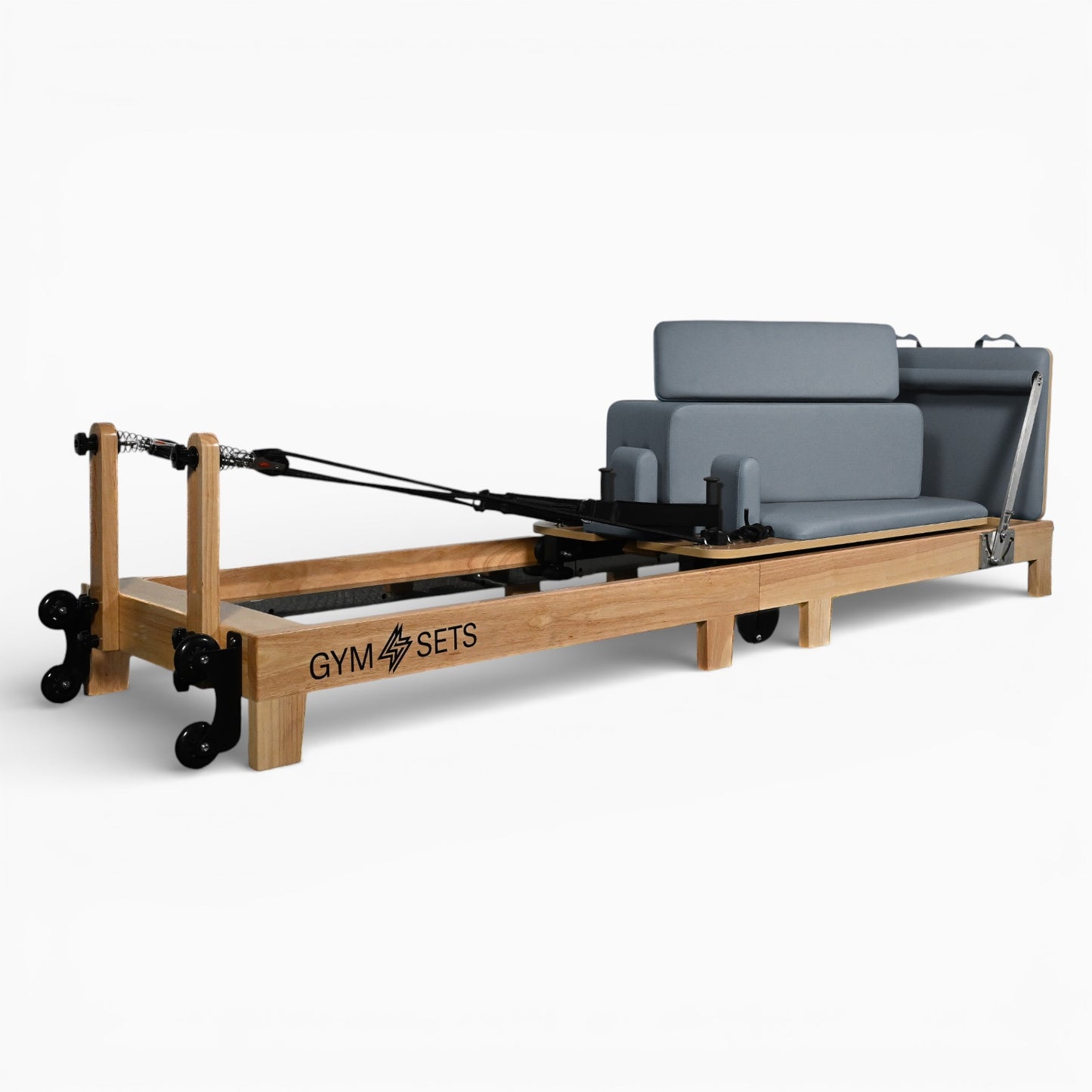 GymSets Oak Reformer Pilates Machine