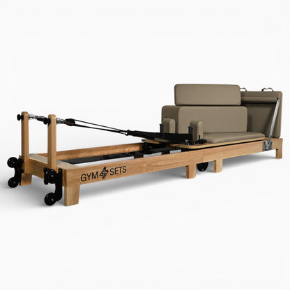 GymSets Oak Reformer Pilates Machine