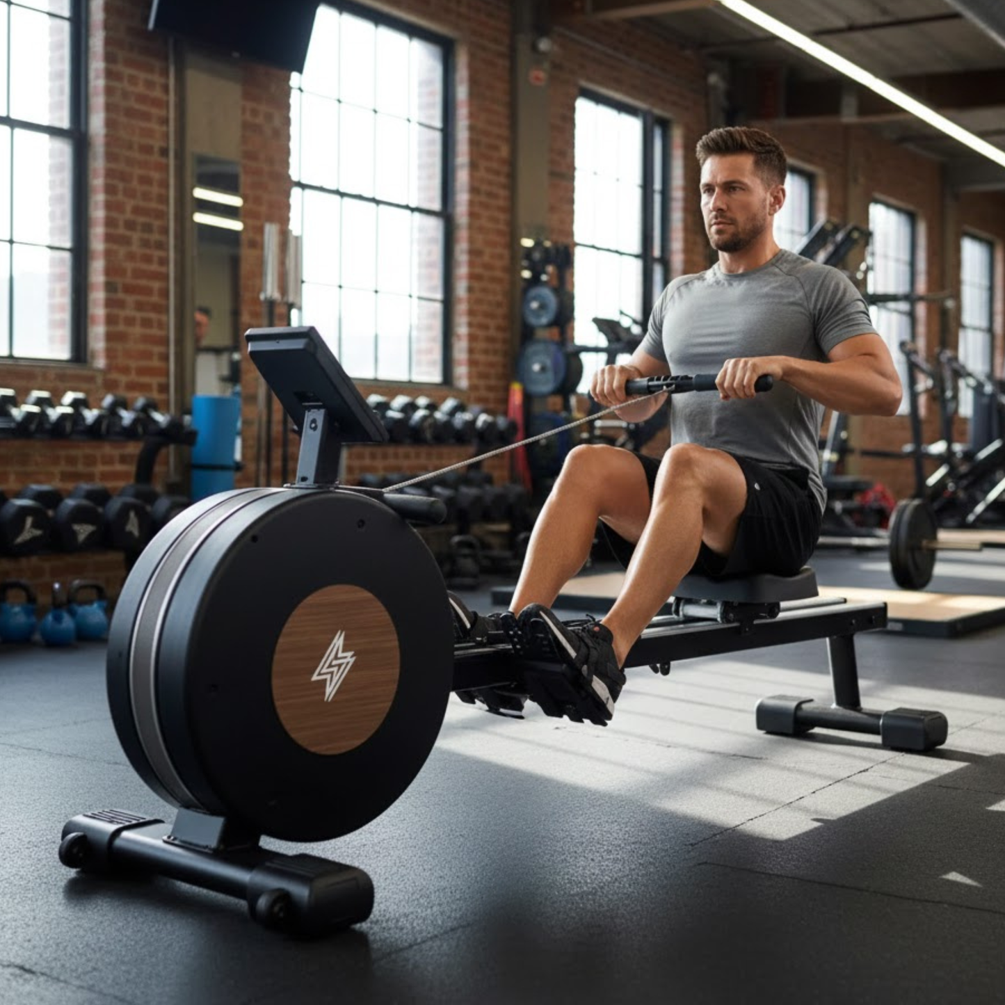Magnetic Rowing Machine For Home Fitness, Folding Seated Rower Gym