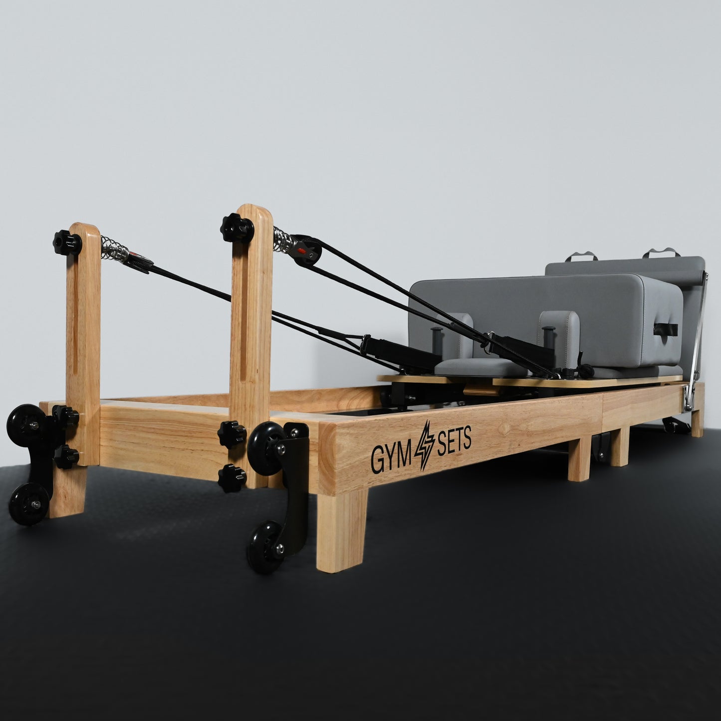 GymSets Oak Reformer Pilates Machine