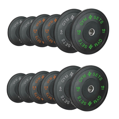 Olympic Coloured Bumper Weight Plates