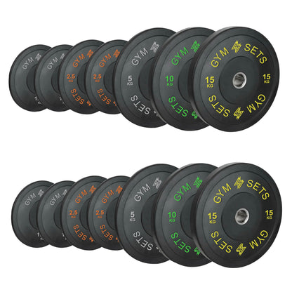 Olympic Coloured Bumper Weight Plates
