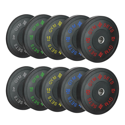 Olympic Coloured Bumper Weight Plates