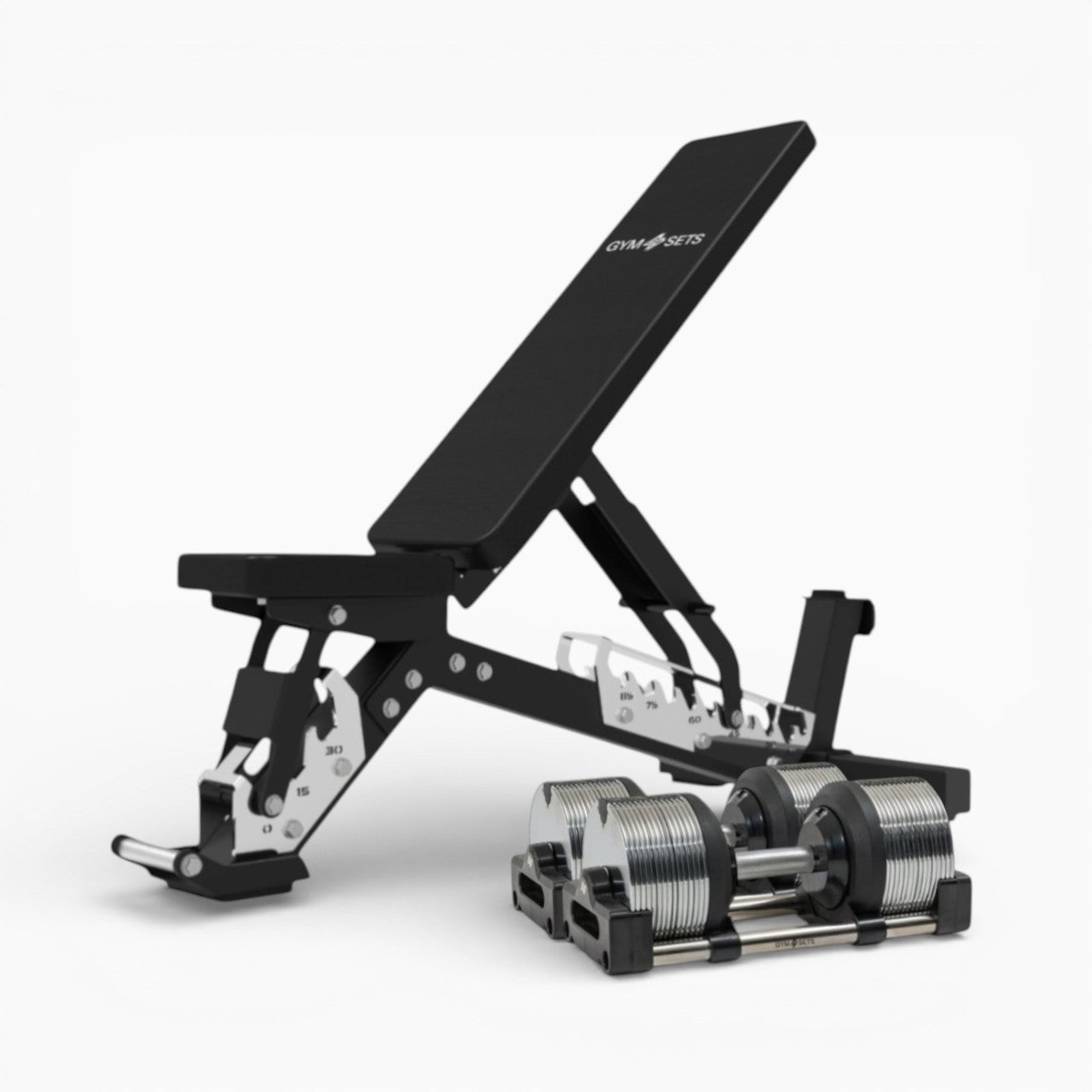 GymSets Round Adjustable Dumbbell (2.5-50kg)