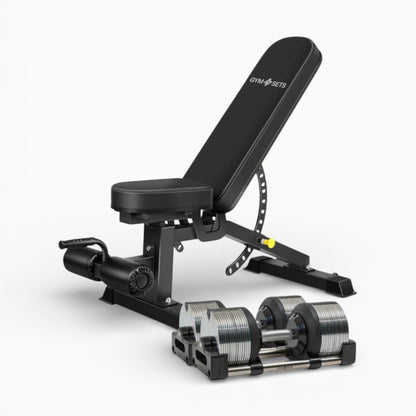 GymSets Round Adjustable Dumbbell (2.5-50kg)