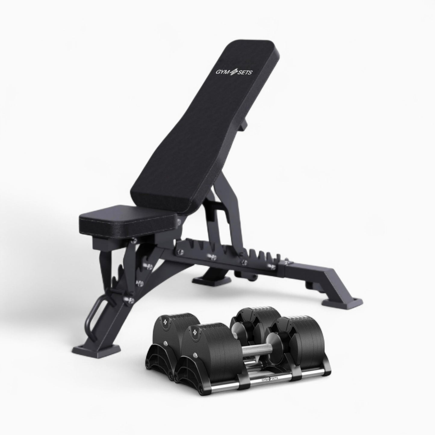 GymSets Round Adjustable Dumbbell (2.5-50kg)