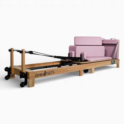 GymSets Oak Reformer Pilates Machine