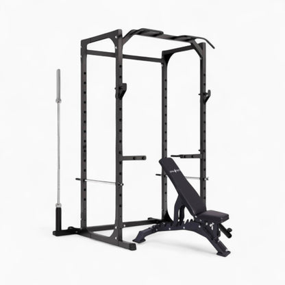 Power Rack Cage With Cable Machine System. Heavy-Duty Squat Equipment For Home And Commercial Gyms, Perfect For Full-Body Strength Training. Buy Now.