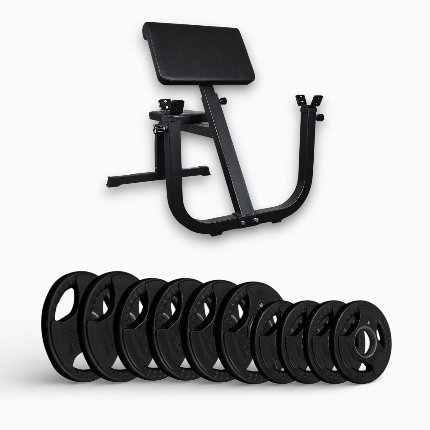 Adjustable Preacher Curl Bench