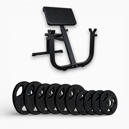 Adjustable Preacher Curl Bench