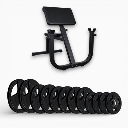 Adjustable Preacher Curl Bench